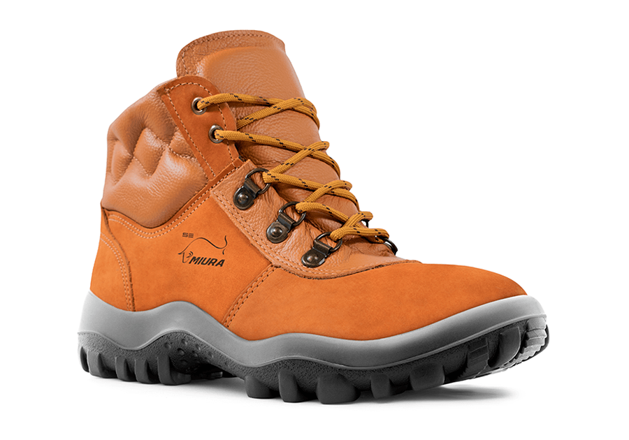 BOTINA NOBUCK MIURA CARAMELO SAFETLINE REF. 4855GL/MR/NB CA 12783