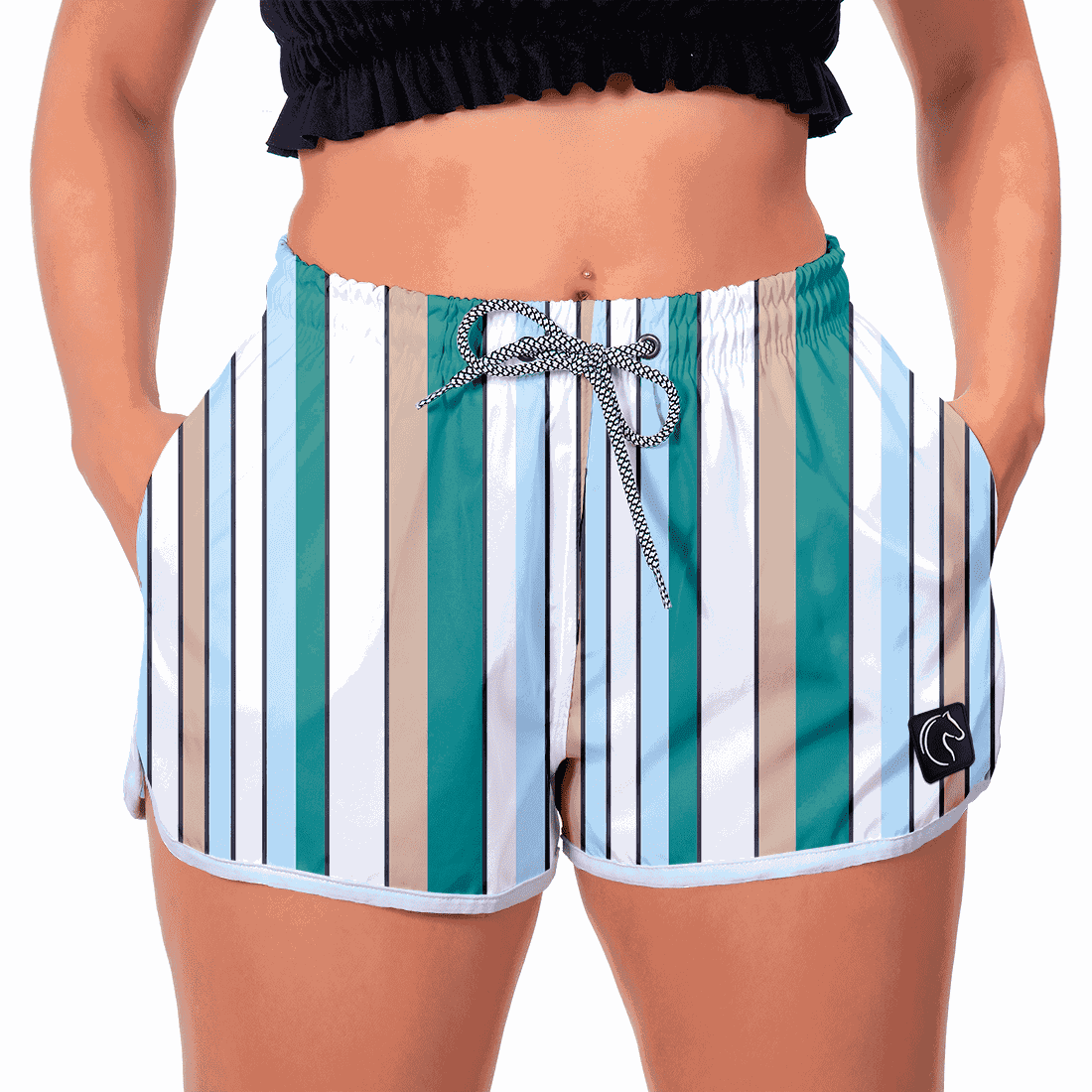 Shorts Premium Cores Verticais W2 (Feminino) W2 STORE