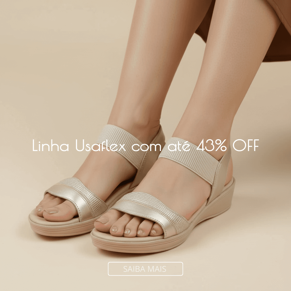 Linha Usaflex com até 43% 