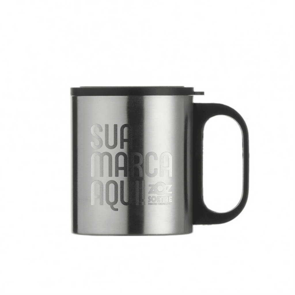 Caneca Em Inox Personalizada Zoz Personalizados