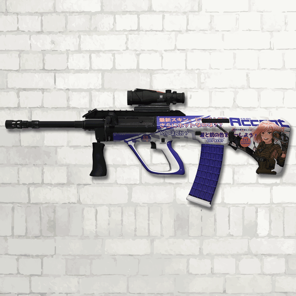 Skin MDF CSgo Akihabara Accept Inter Adesivos Decorativos