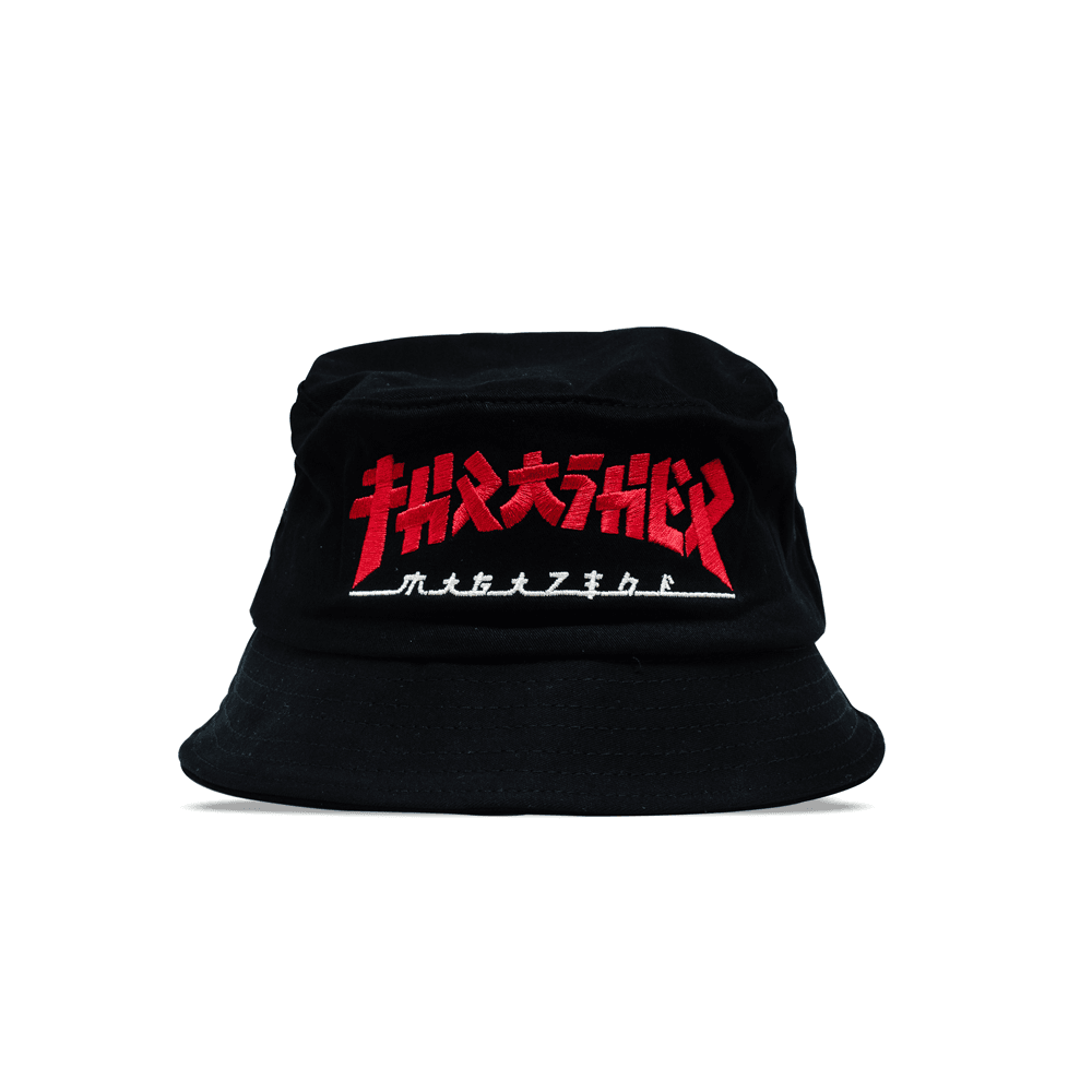 thrasher godzilla bucket hat