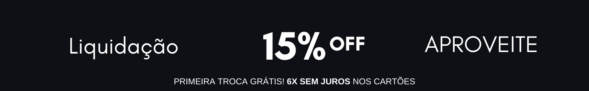 Sale up to 15% OFF