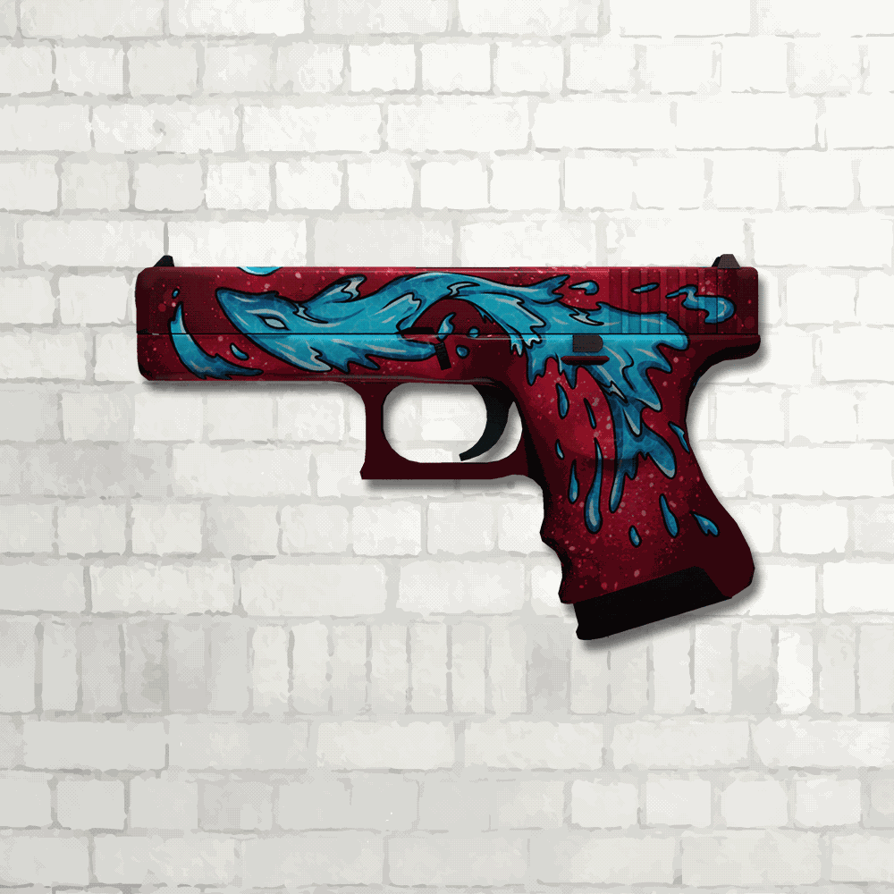 Skin Mdf Csgo | Water Elemental | Inter Adesivos Decorativos