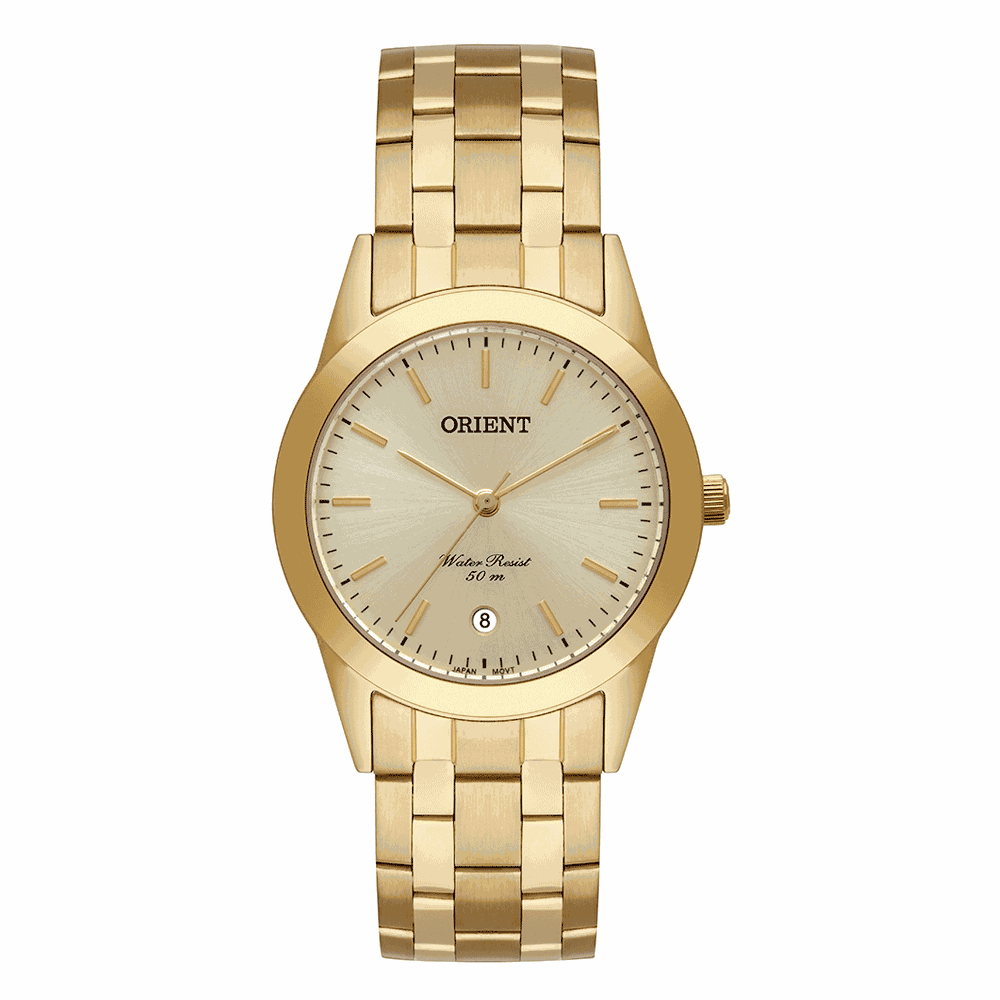 Relogio orient ouro masculino clearance