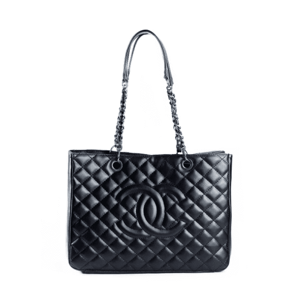 black bolsa shopper