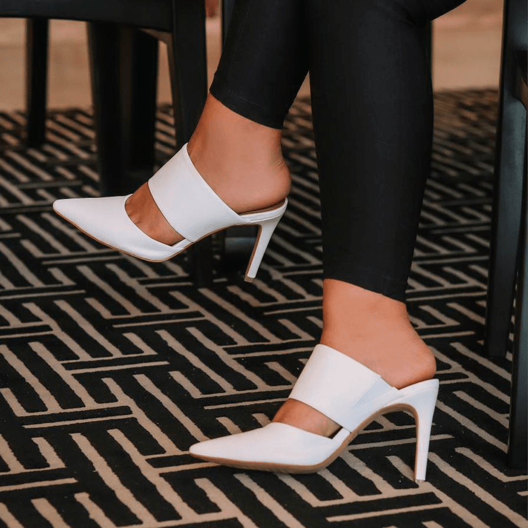 Sapato Feminino Estilo Chanel Branco | Rafaela Salomão