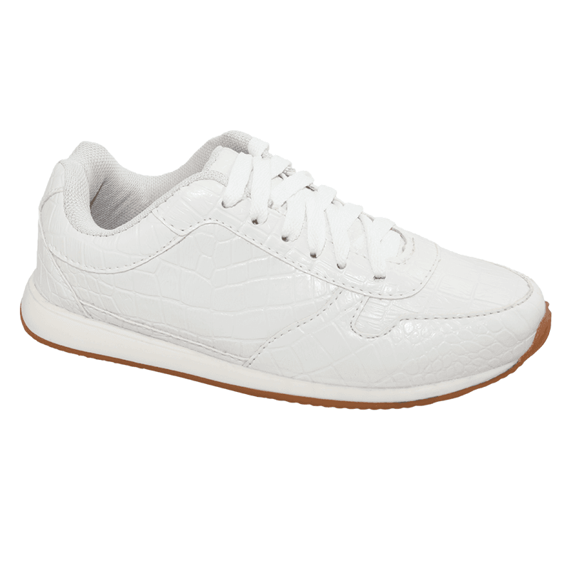 tenis branco feminino fechado