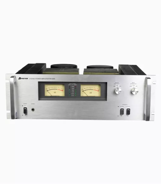 Amplificador de Potência Estéreo PM-5000 da linha 5000 da Polyvox