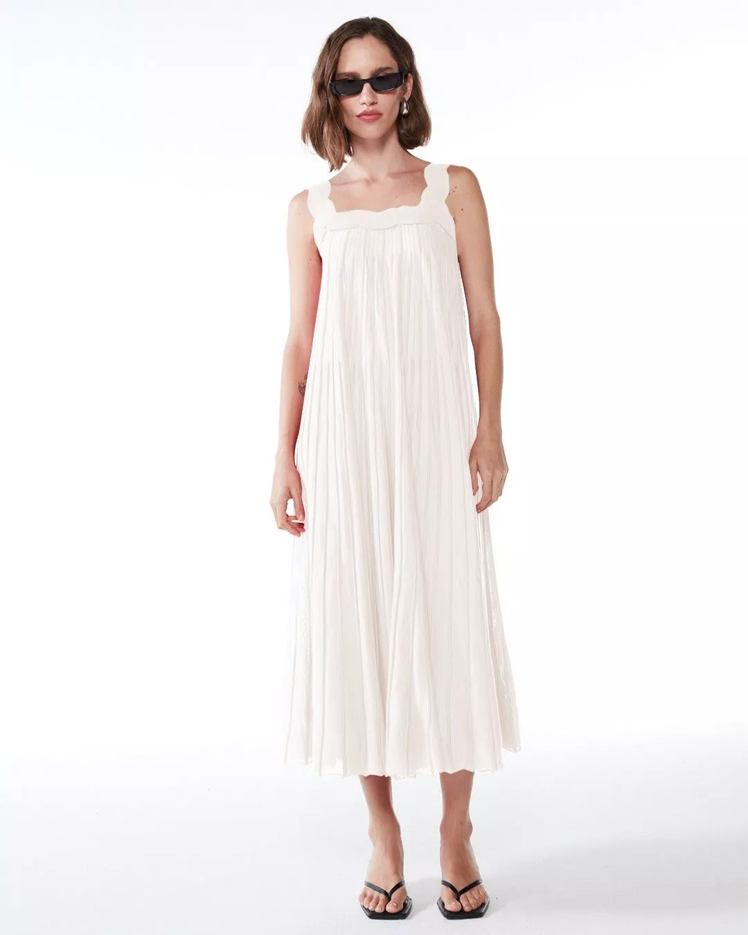 Vestido Janina Branco - Maria Pavan