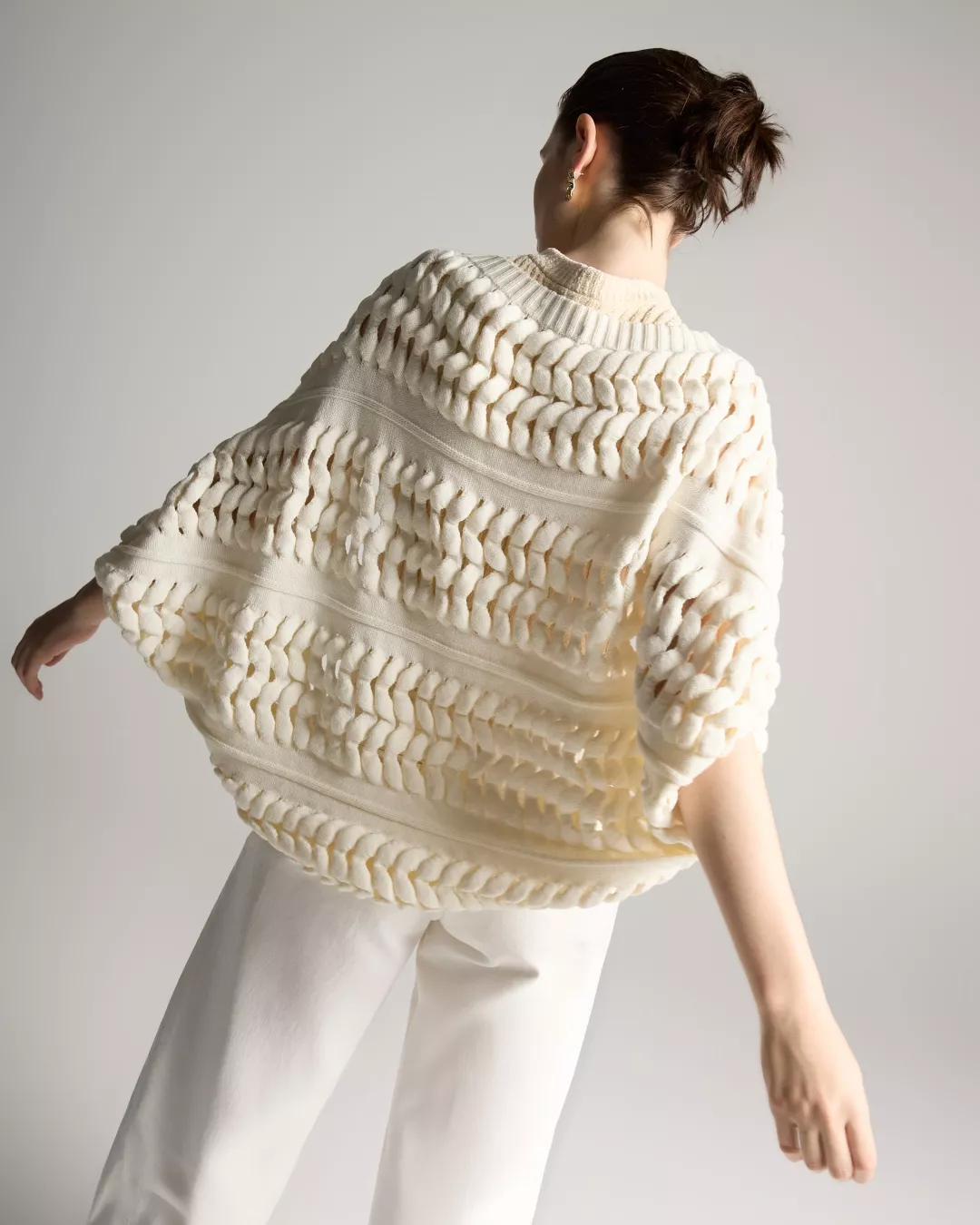 Casaco Casúlo Off White - Maria Pavan