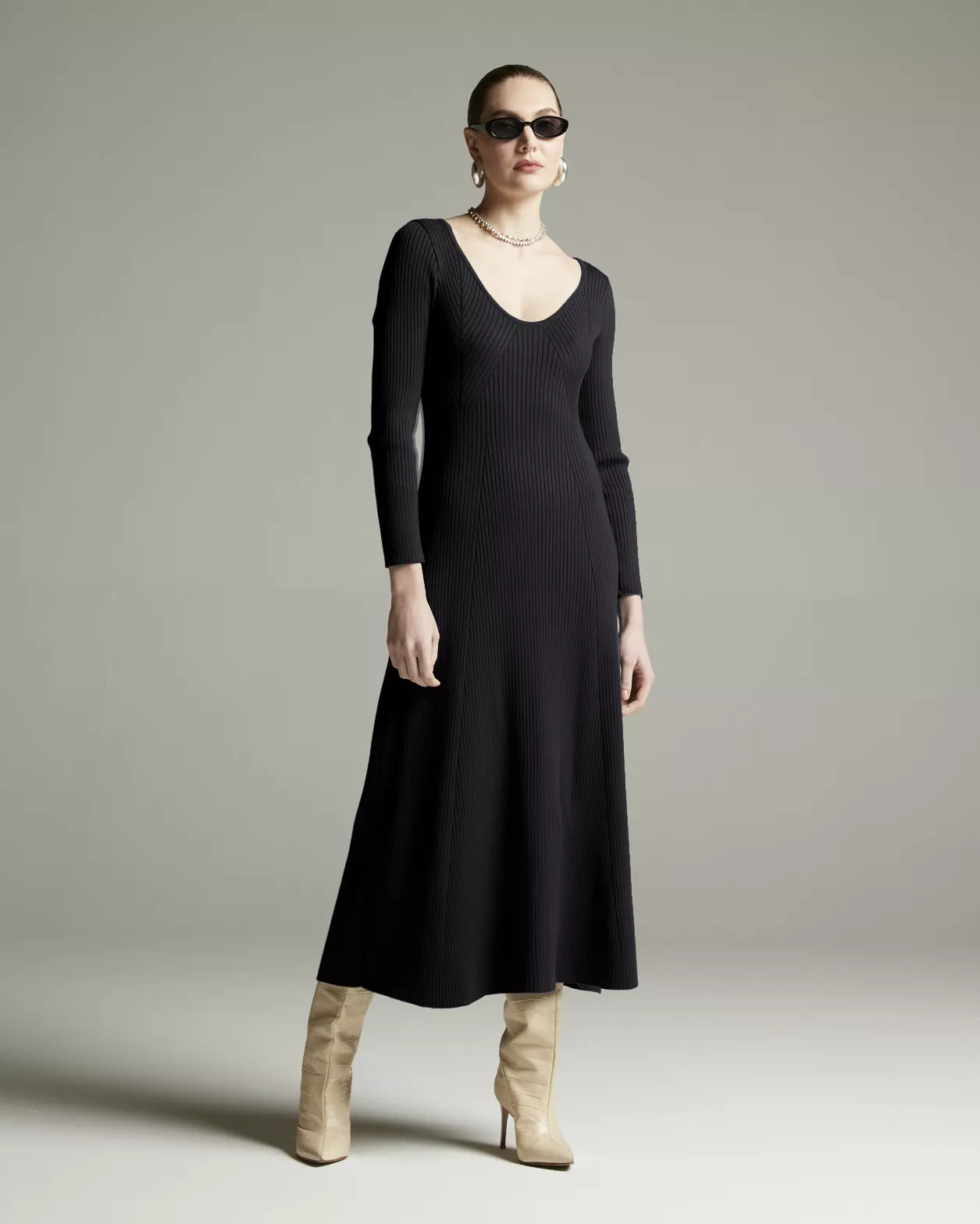 Vestido Bergen Preto- - Maria Pavan