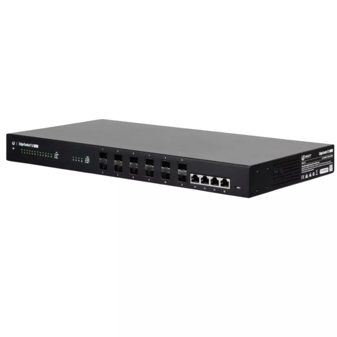EDGEMAX EDGESWITCH 12 PORTAS (ES-12F) - UBIQUITI | Acretec Distribuidora