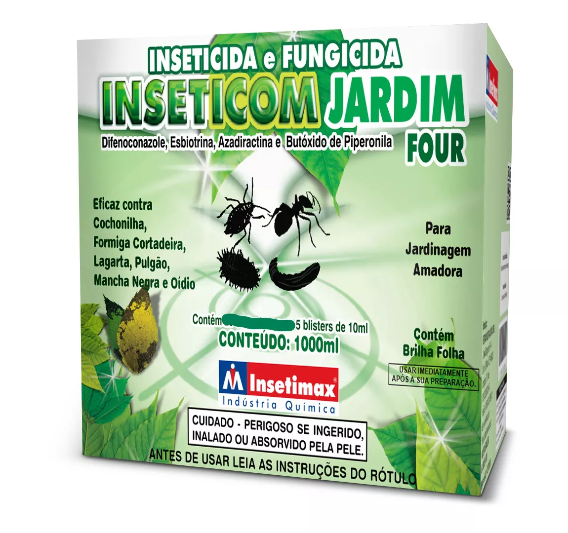 Inseticom Jardim Four (5 blisters de 10mL) - Insetimax | AGROCAC
