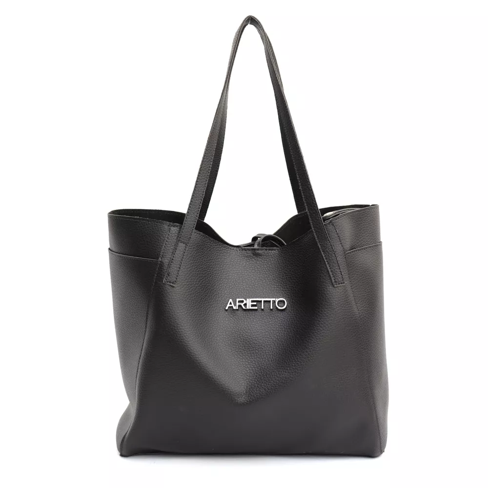 Bolsa Feminina Sacola Grande Antonela Preta | Arietto