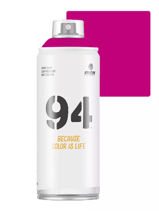 SPRAY 94 FUCHSIA FLUORESCENTE FOSCO MONTANA 400ML | Baratão das Tintas