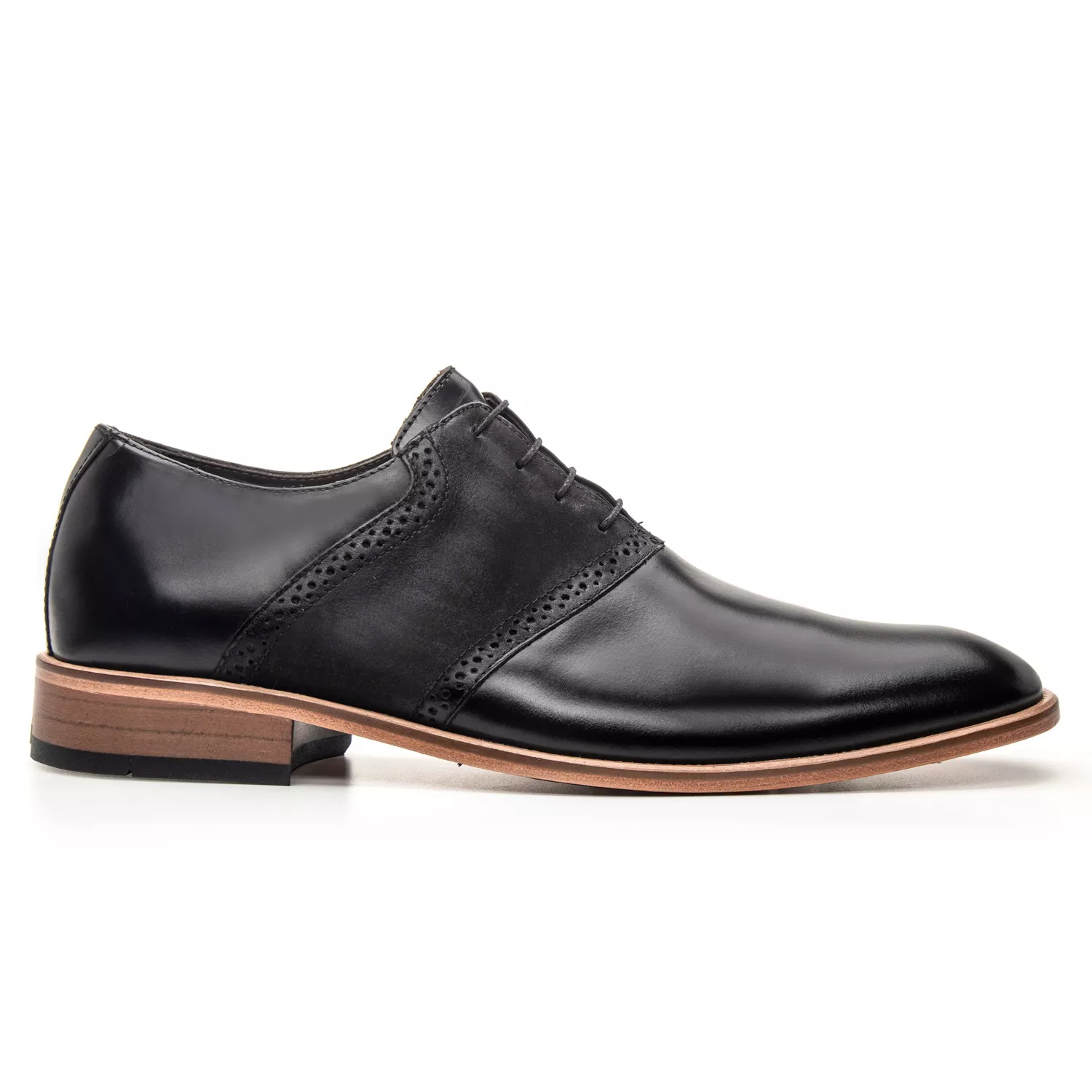 Sapato Social Derby Premium Linha Toscana Preto | Bigioni