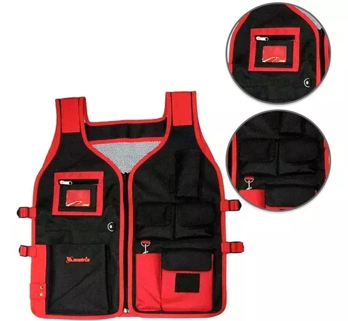 Colete Porta Ferramentas 8 Bolsos 510mm X 600mm Mtx - 902469