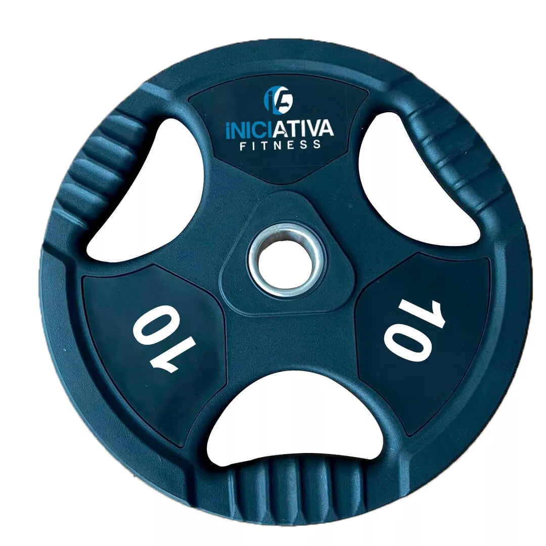 ANILHA OLIMPICA 10KG TOPCOLOR INICIATIVA FITNESS | Iniciativa Fitness
