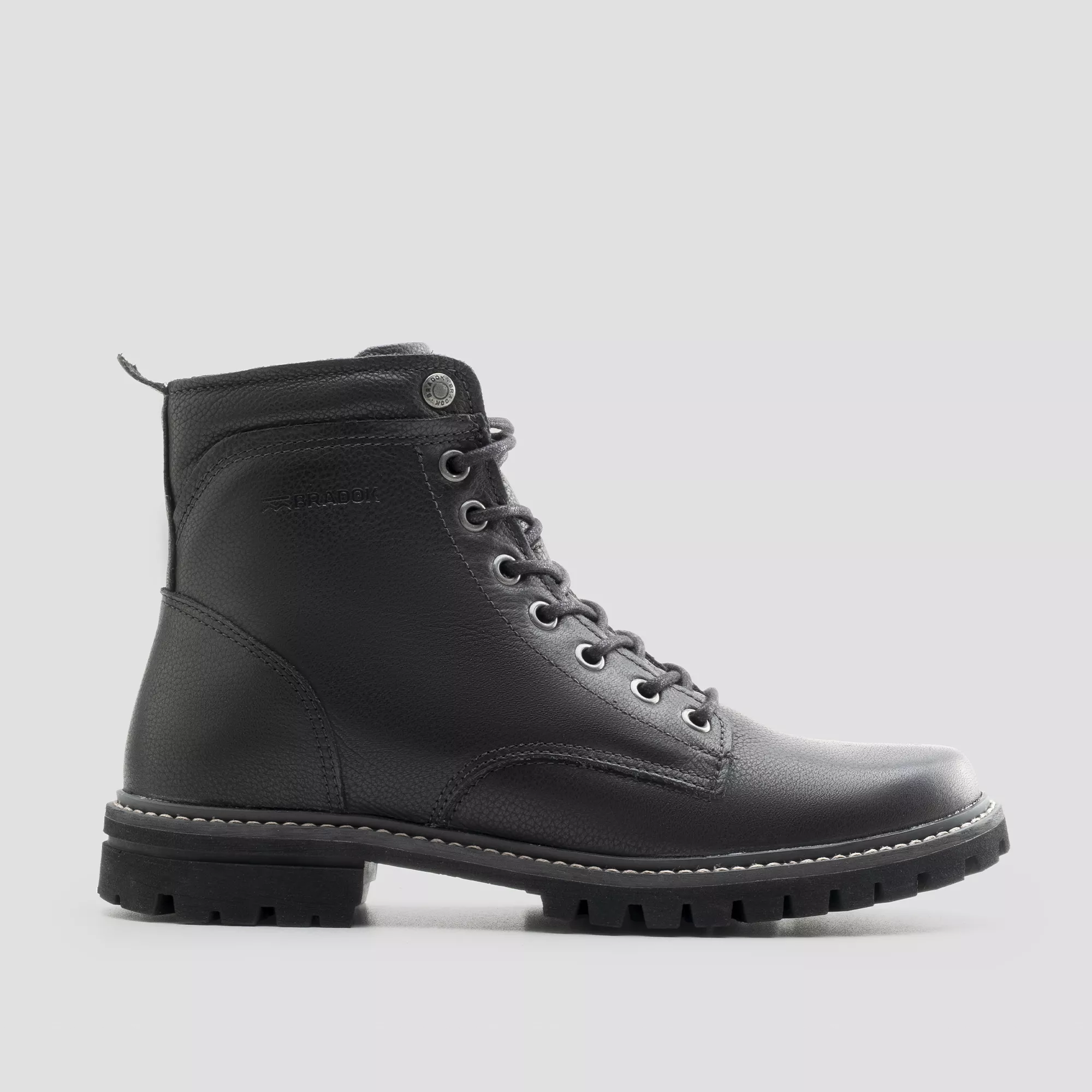 Bota Yuma Lace Zip Preto
