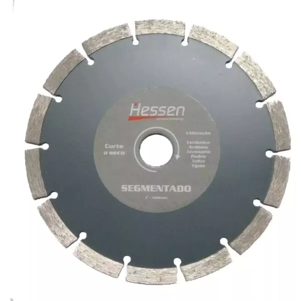 Disco de Corte Diamantado Segmentado 180x7 | Broketto Materiais Elétricos