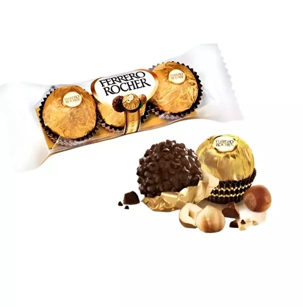Ferrero Rocher 3 unid. | CAFECOMPAO I Cestas de Café da Manhâ Curitiba