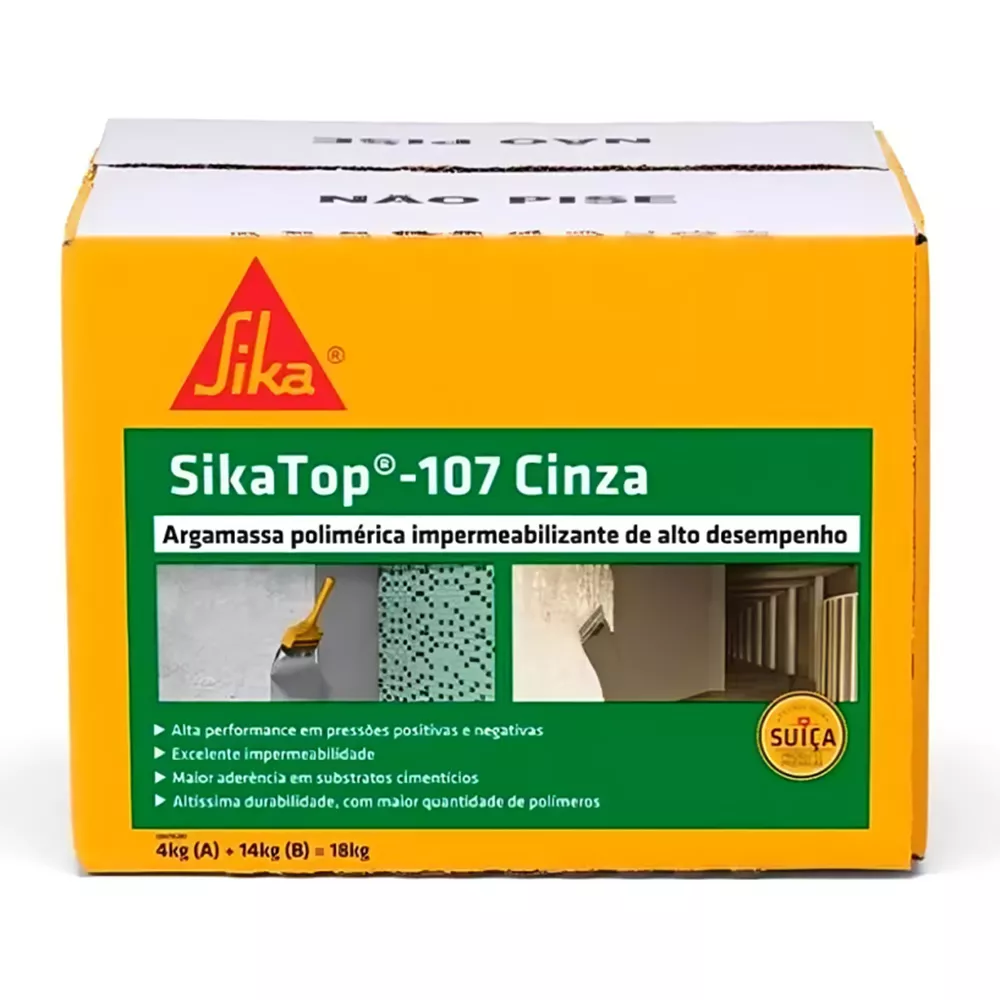 Sika Top 107 Impermeabilizante Cinza 18 Kg - Sika | Casa Anzai