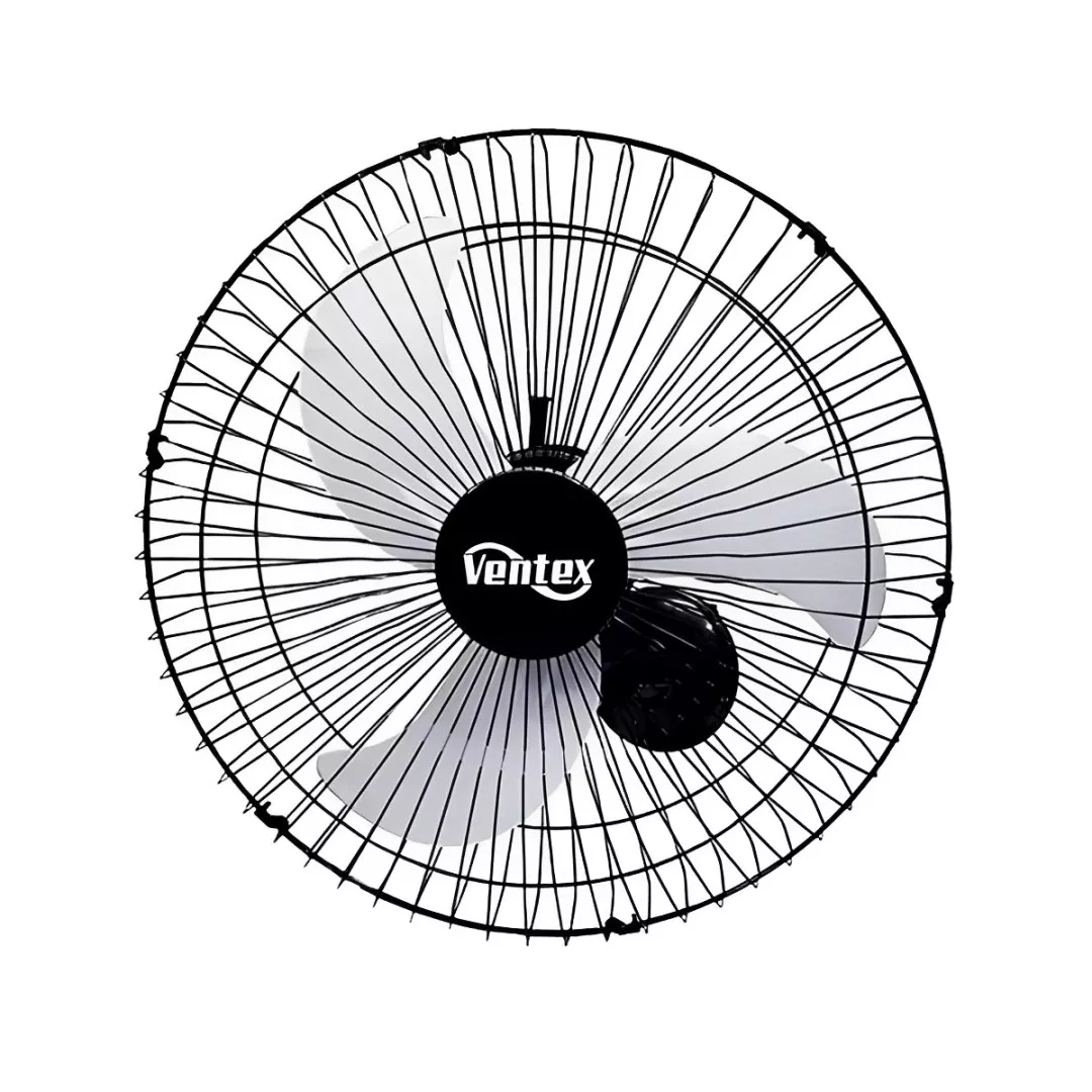 VENTEX VENTILADOR DE PAREDE 60CM PRETO 210W BIVOLT TEX6 MAX TURBO