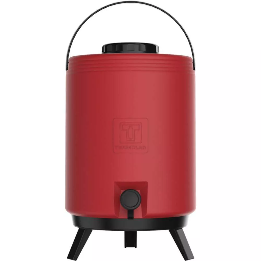 Garrafão Térmico Maxitermo Vermelho Romã 12 Litros Com Torneira