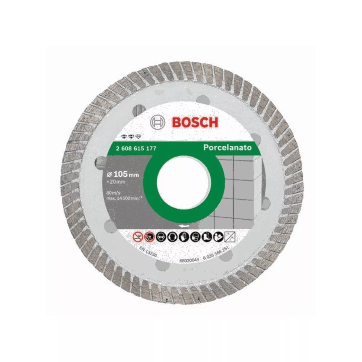 Disco Diamantado Turbo Fino 105mm Expert 2608.615.177-000 - Bosch