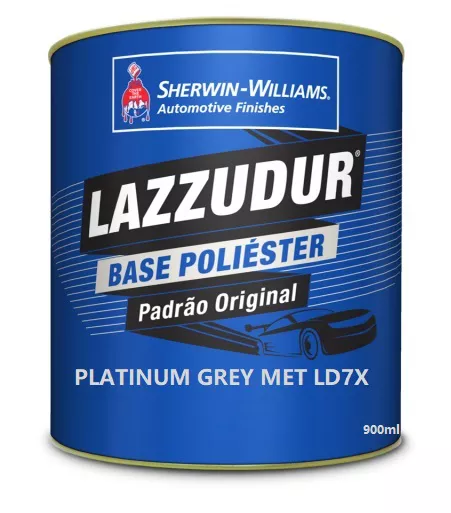 Platinum Grey Met Ld7x 900 ml Lazzudur | Casa Costa Tintas