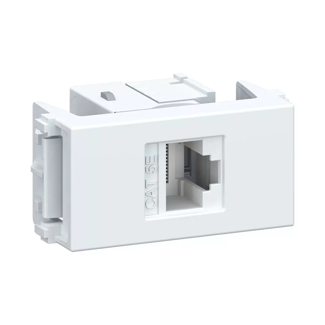 MODULO TELEFONE RJ45 CAT5E BRANCO ESATTA | Comercial Leal