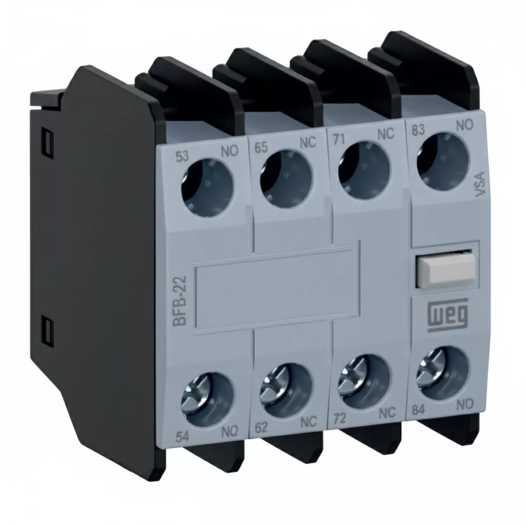 BLOCO CONTATO FRONTAL CWB BFB-22 2NA+2NF WEG | Comercial Leal