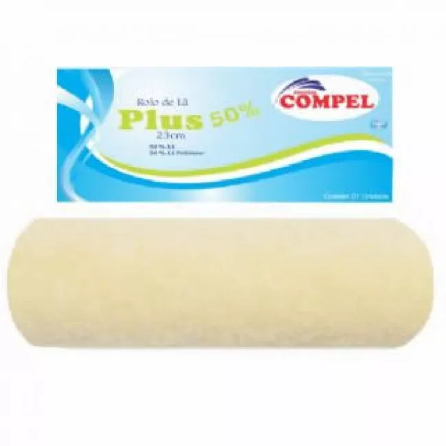 ROLO LA 23CM S/CABO PLUS 50 COMPEL | Couto Materiais