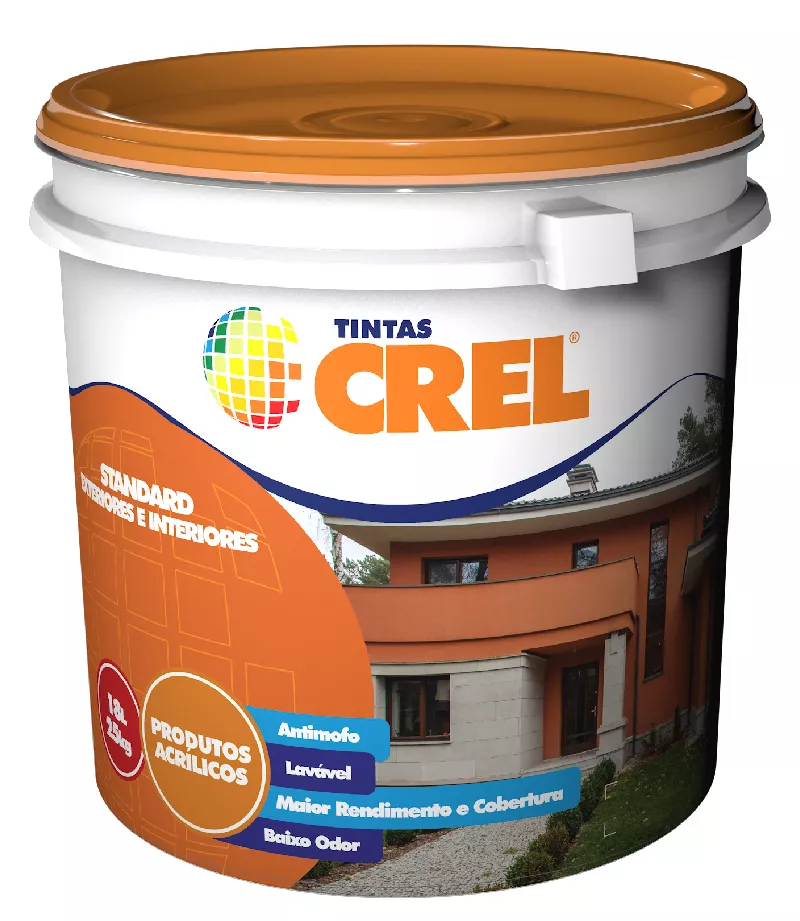 Tinta Acrílica Externa CREL Galão 3,6L | CREL TINTAS