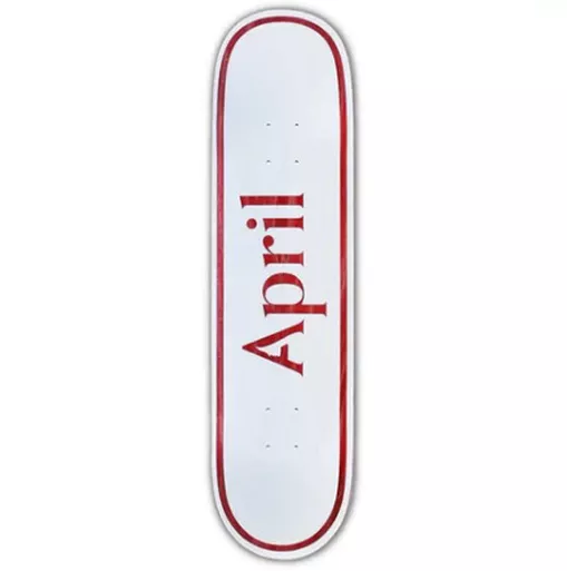 Shape Maple April Logo Vemelho 8.25 | DREAMS SKATESHOP