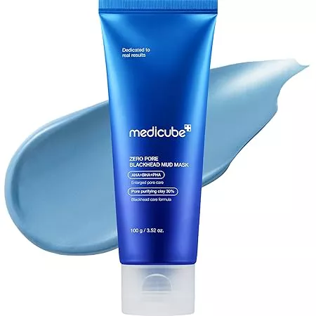 MEDICUBE Zero Pore Blackhead Mud Facial Mask - Skin Cooling & Pore