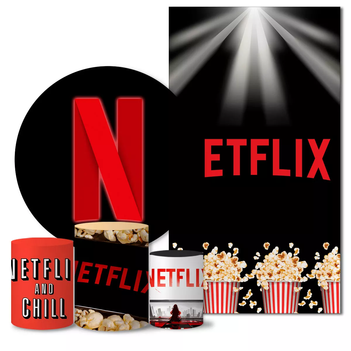 Trio Capas + Painéis Casado Netflix Veste Fácil | ESTAMPARIA NET