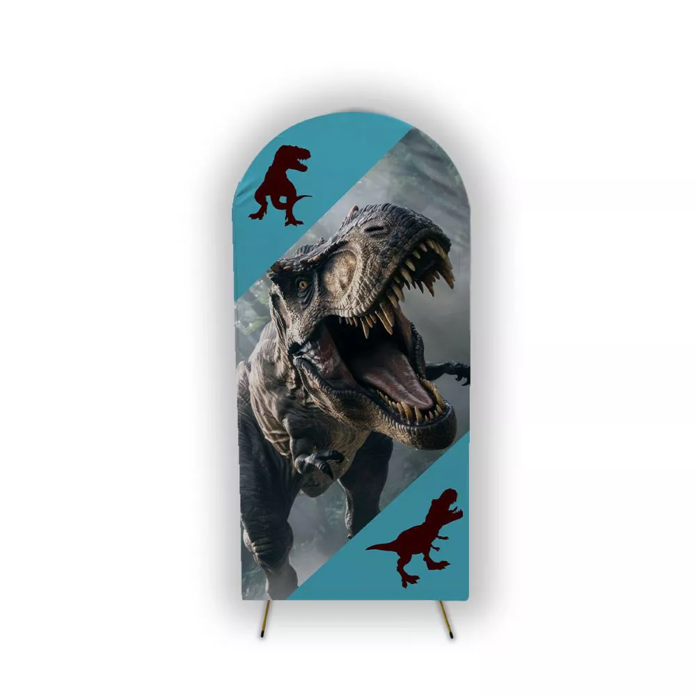 Capa Painel Romano Tema T-rex | ESTAMPARIA NET