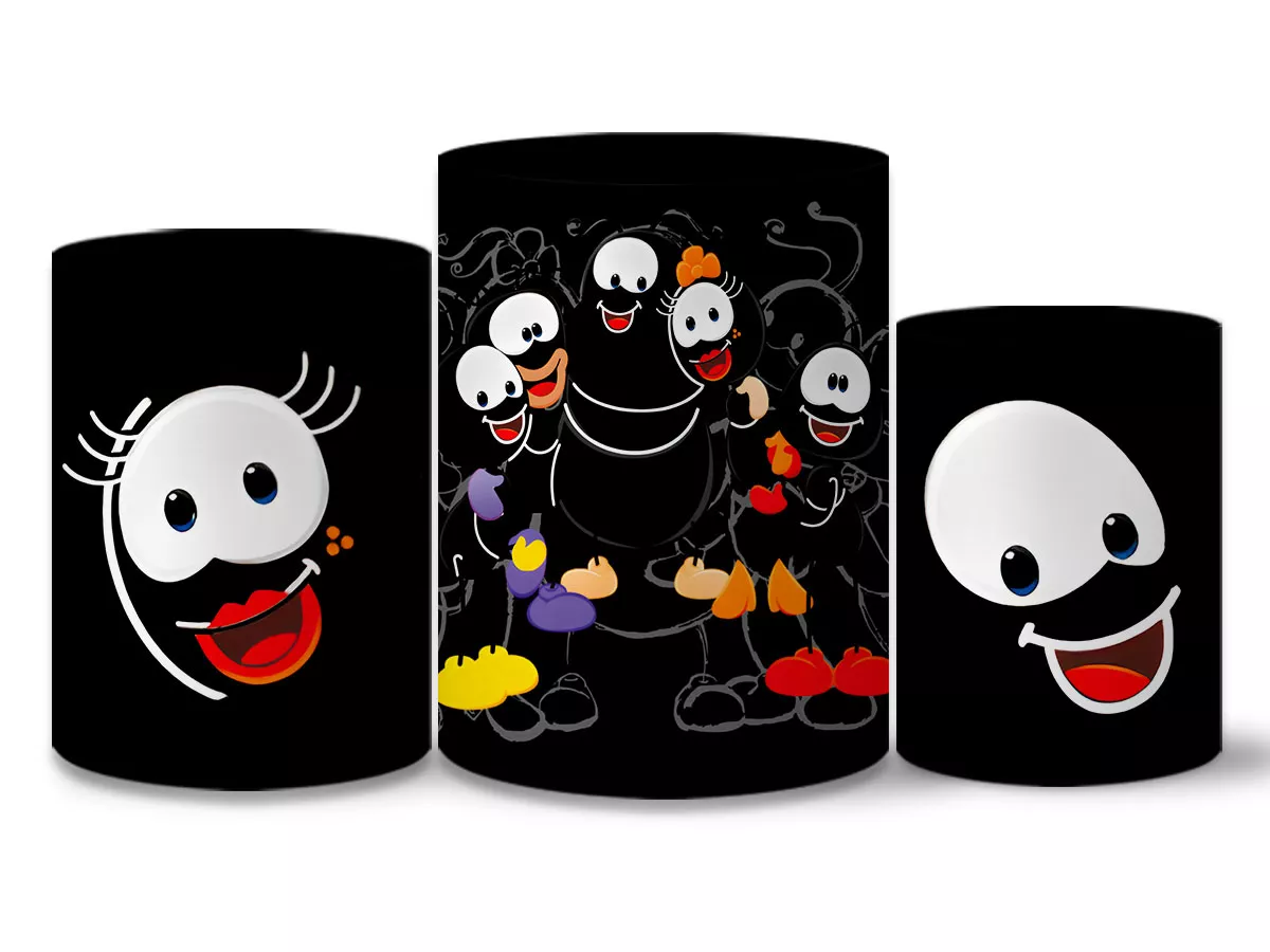 Trio Capas Cilindros Tema Smilingüido Veste Fácil C/ Elástico ...