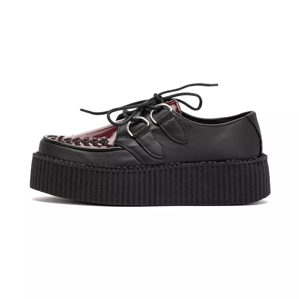 Creeper Verniz Vnho Preto Estilo Veggie Shoes | ESTILO VEGGIE SHOES