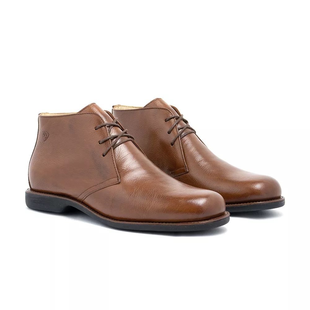 Bota Masculina Lusitano Floater Conhaque | FERRAGON BOOTS