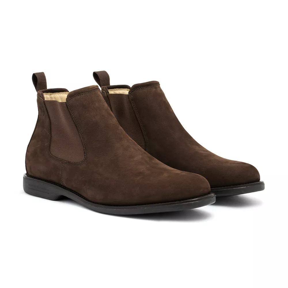 Botina Masculina Appaloosa Nobuck Café | FERRAGON BOOTS