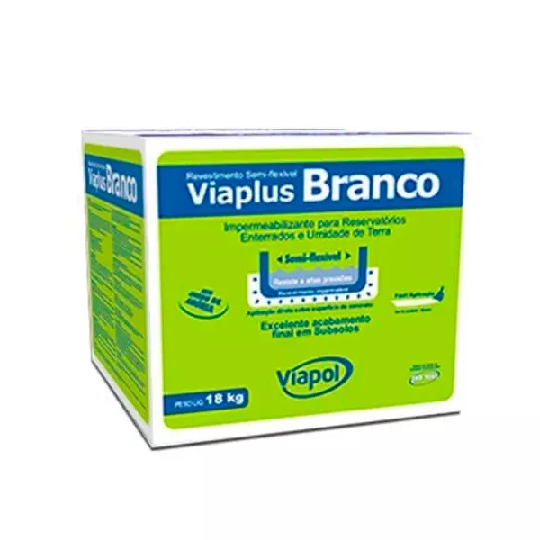 Viapol Viaplus Revestimento Impermeabilizante Branco 18KG | FITZTINTAS