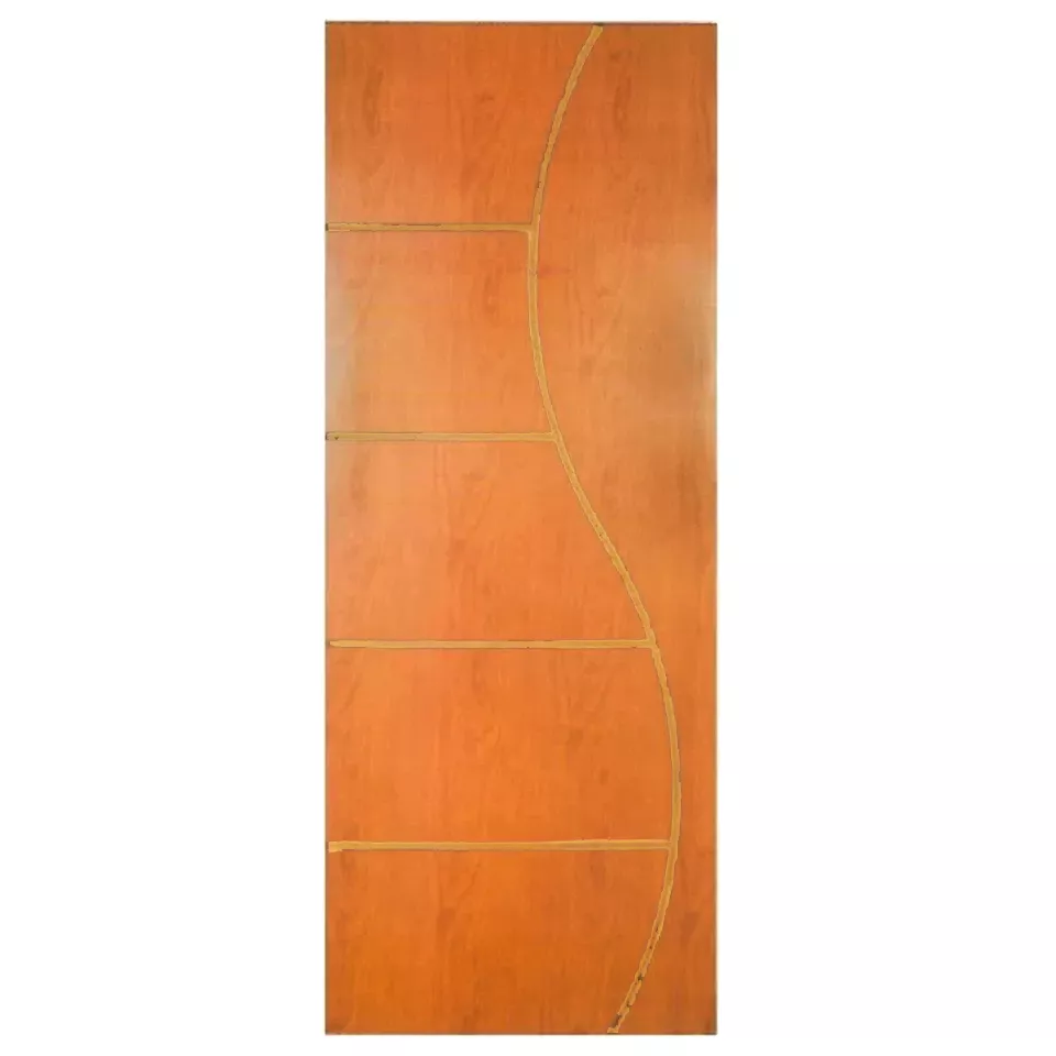 PORTA CT01 FRISADA HDF ANGELIM 210X70CM | FLUZÃO CONSTRUÇÃO