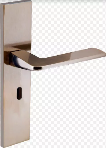 FECHADURA ULTRA LINE ESPELHO 55MM LATONADO | FLUZÃO CONSTRUÇÃO