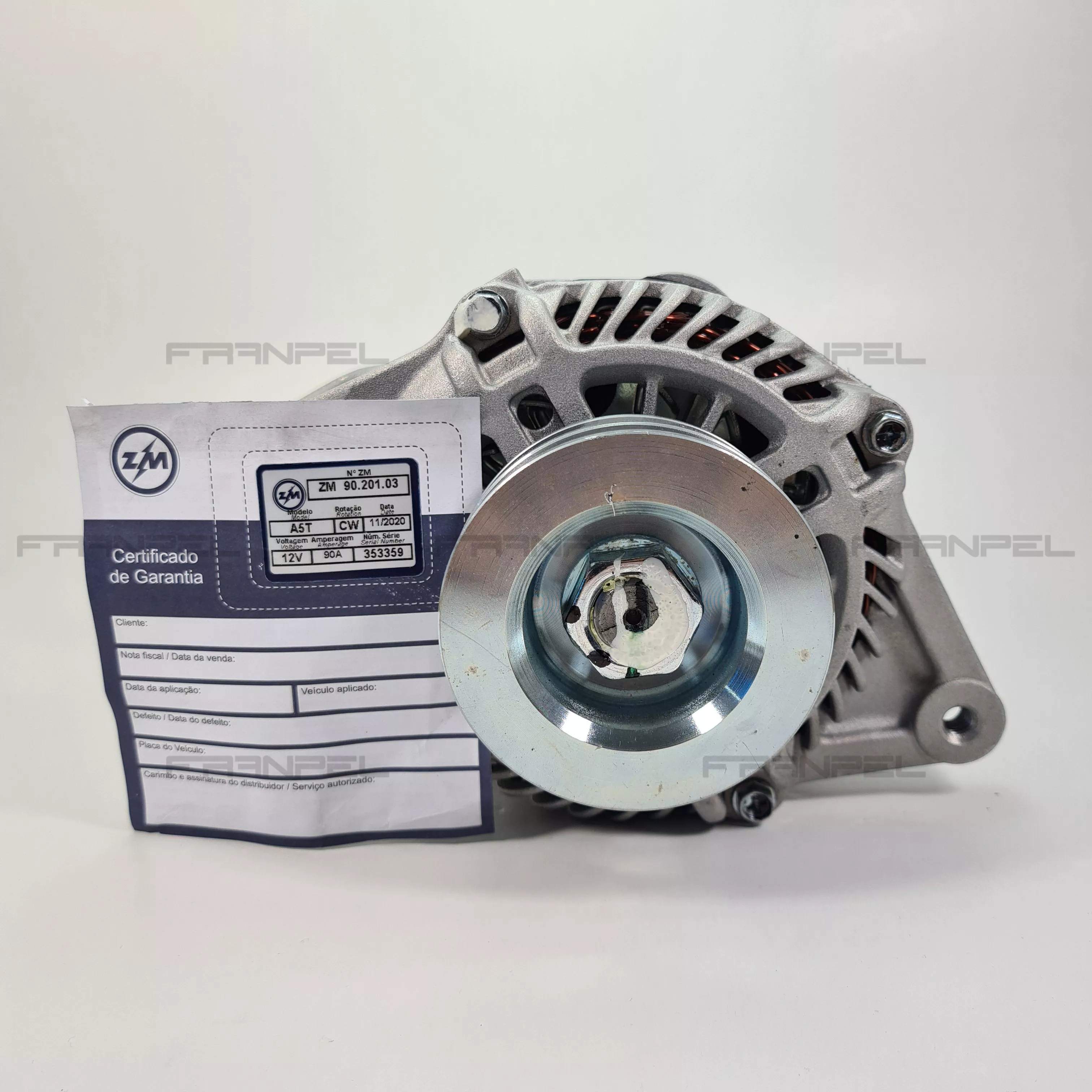 Alternador ZM 9020103 - Mitsubishi L200 Triton e Pajero | Franpel