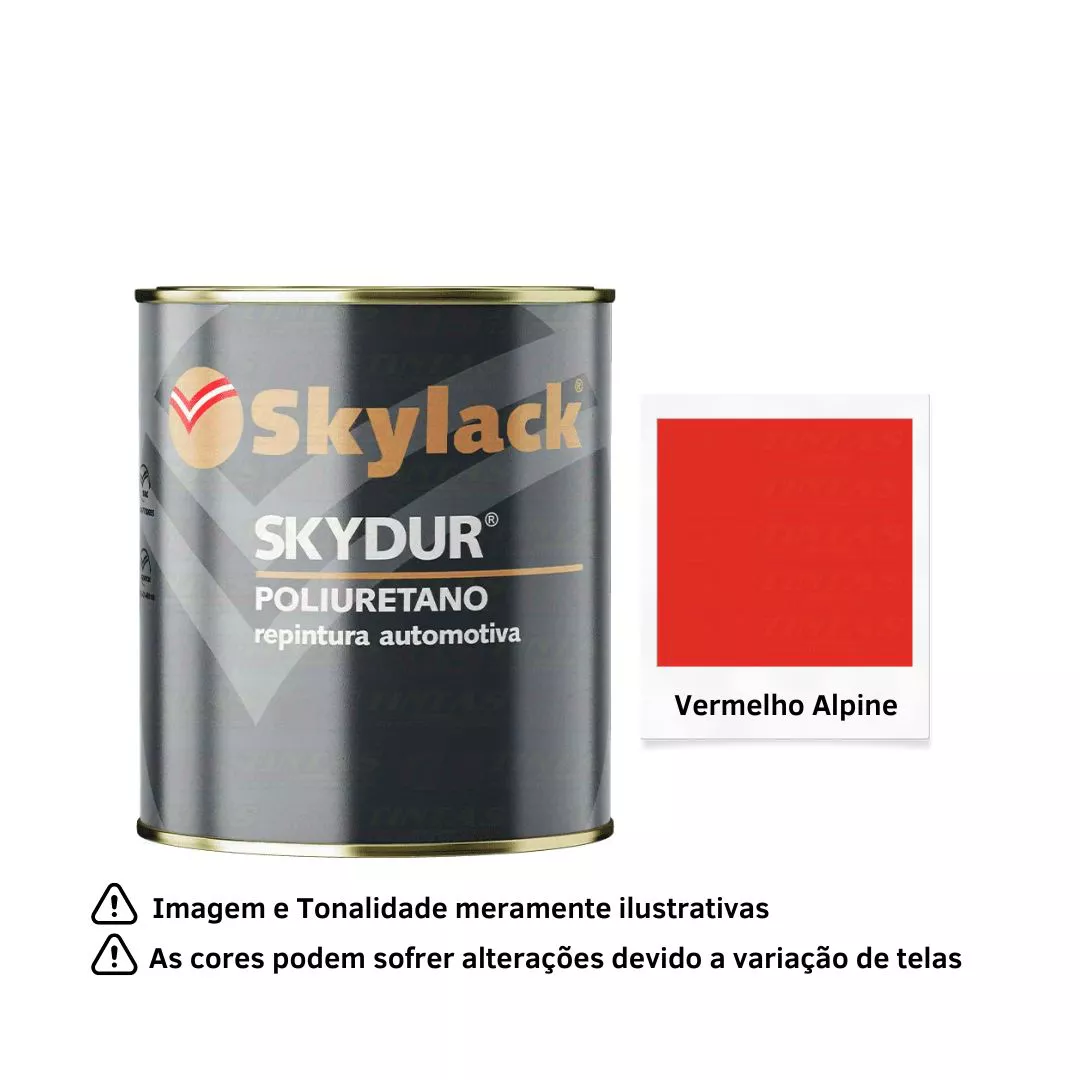 SKYLACK PU VERMELHO ALPINE FIAT 96 675ML CONC. | GS TINTAS