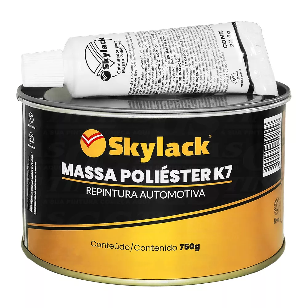 SKYLACK MASSA POLIESTER K7 KIT 750G | GS TINTAS