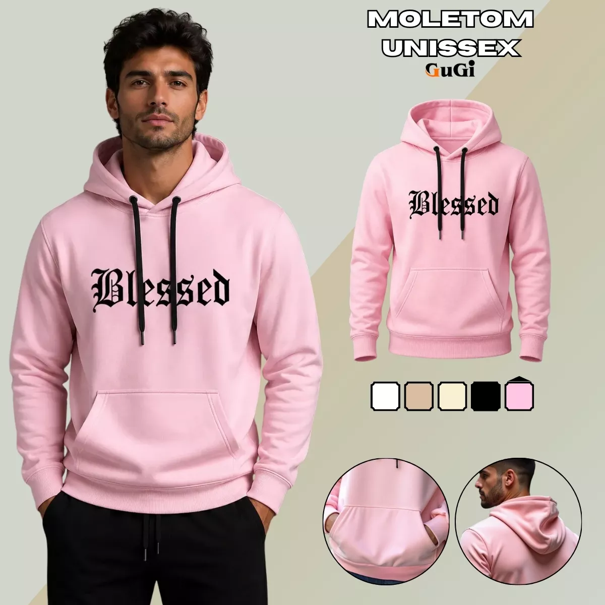 Moletom Canguru Unissex Moletom Canguru Unissex Com Capuz Frase